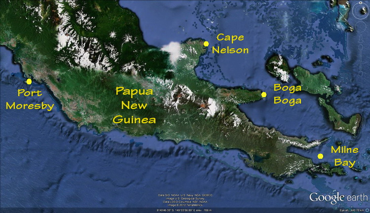 The Discovery of the B-17F Black Jack - Black Jack wreck map