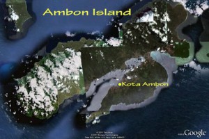 Ambon Island map