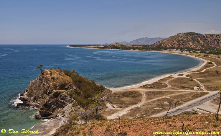 Dili Rock viewed from the Pope John Memorial