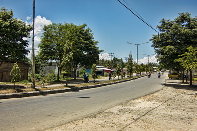 The main road through town...