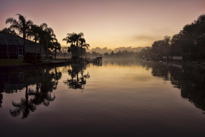 The Crystal River manatees - Dawn on Kings Bay