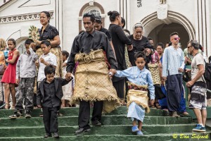 The Complete Guide to the Humpback Whales of Tonga - Outside church on a Tongan Sunday