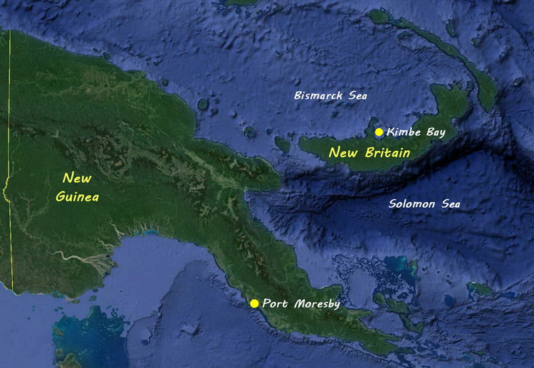 Kimbe Bay Logistics - Map of Papua New Guinea
