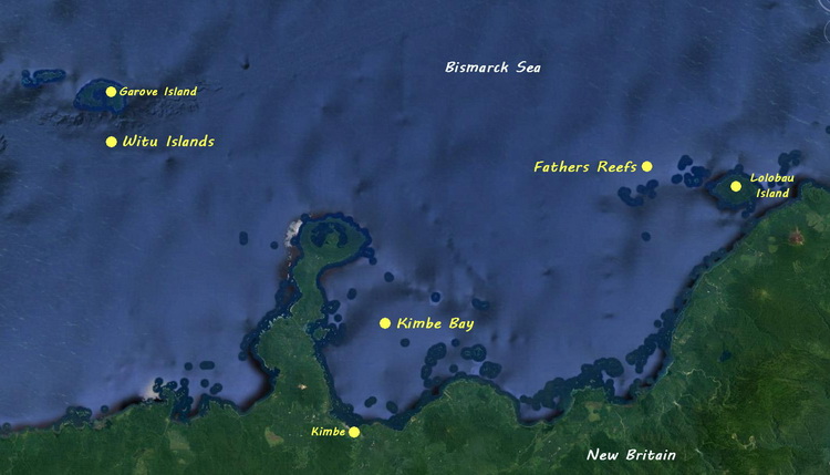 Febrina - Kimbe Bay map