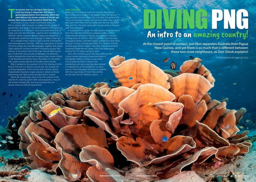 Diving in PNG