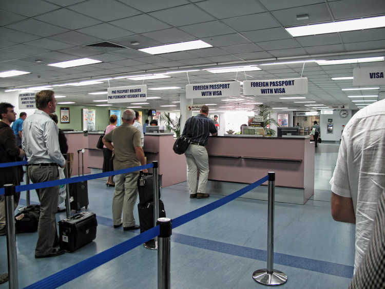 Transit in Port Moresby 