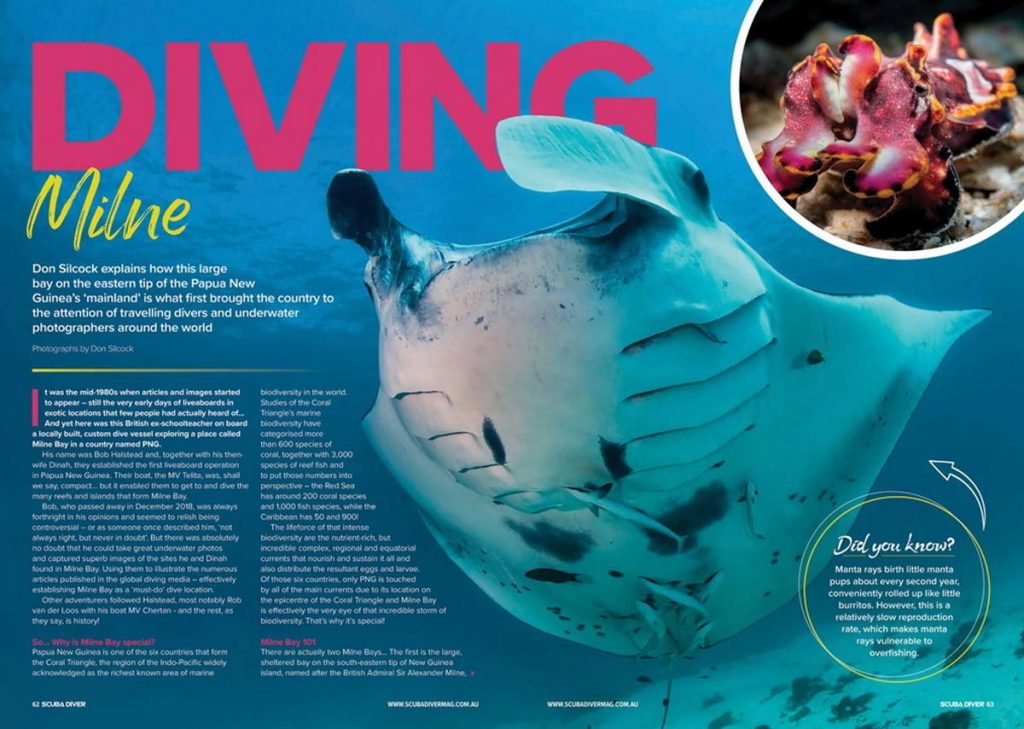Diving Milne Bay in PNG