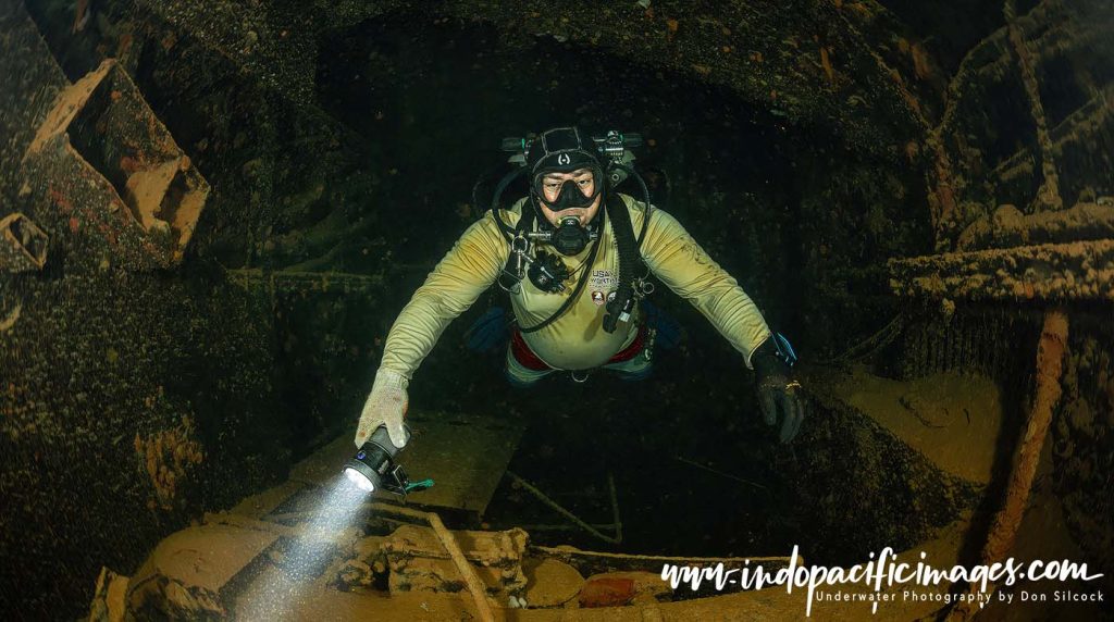 Photographing Truk Lagoon